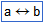 An example of a biconditional arrow in an answer